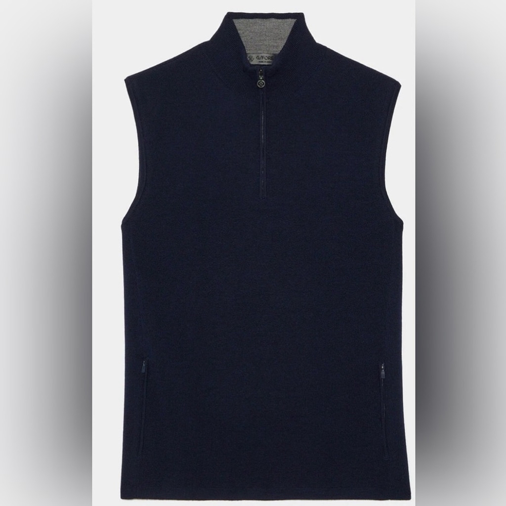 G/Fore Men Merino Wool Tech Lined Slim Fit Dunes Vest